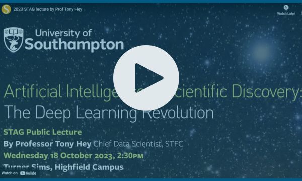 WATCH NOW | Annual STAG Public Lecture 2023: Artificial Intelligence & Scientific Discovery: The Deep Learning Revolution